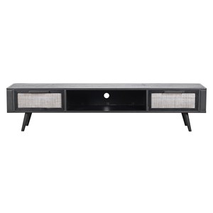 NovaSolo - Nordic Mindi Rattan TV-bord, 2 skuffer